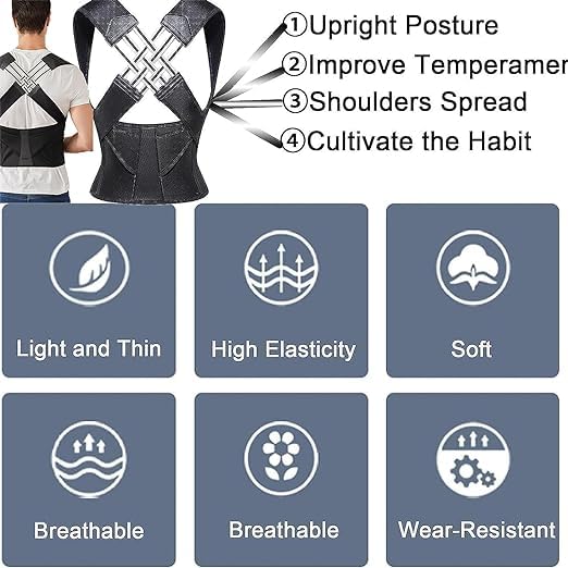 PostureWise™ ProAlign Unisex Posture Corrector Belt